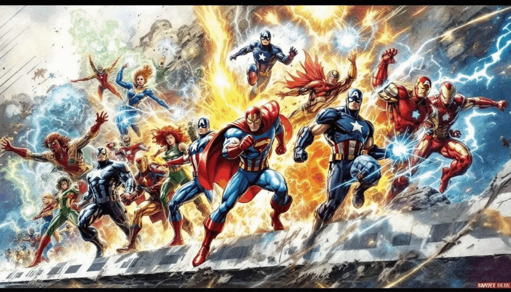 Eine Übersicht der chronologischen Reihenfolge der Marvel-Filme und -Serien